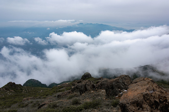 山顶云海