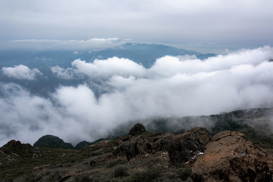 山顶云海