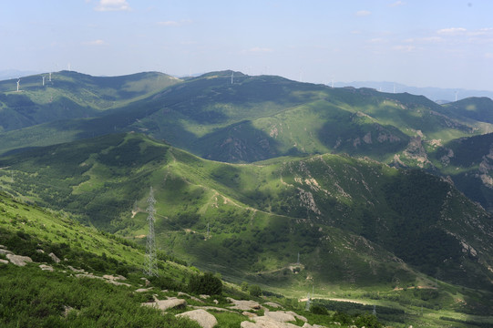 山丘地形自然山顶风景景观设计