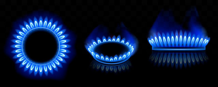 蓝色瓦斯炉火源元素