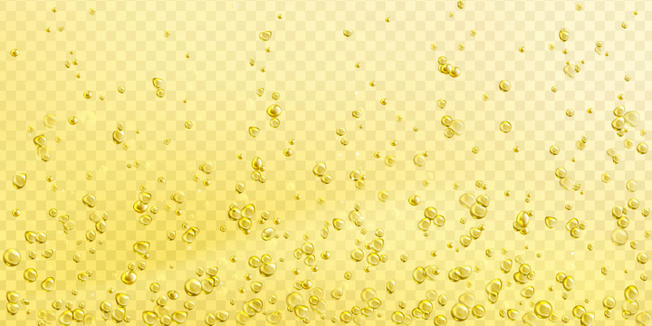 金色油感气泡背景