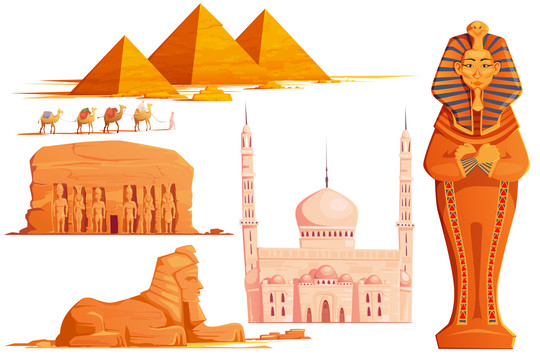 古埃及文明 建筑金字塔插图