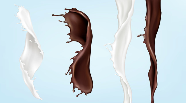 巧克力牛奶液体元素
