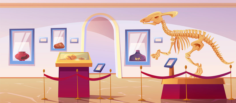 恐龙历史博物馆插图