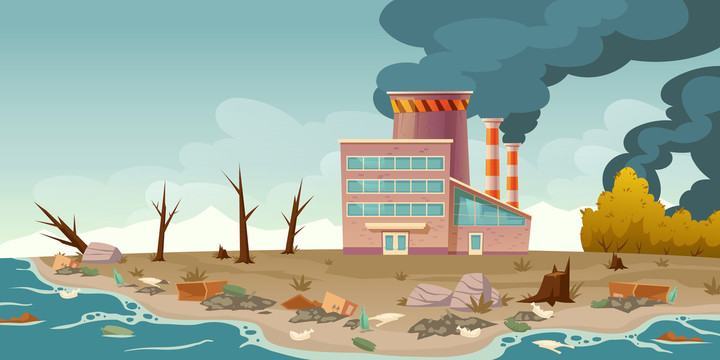 工厂排气污染环境插图