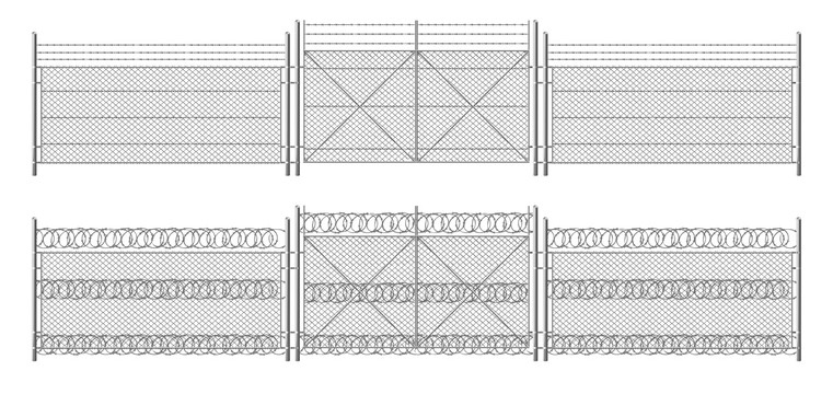 监狱铁围栏元素