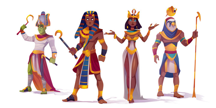 埃及法老艳后人物插图