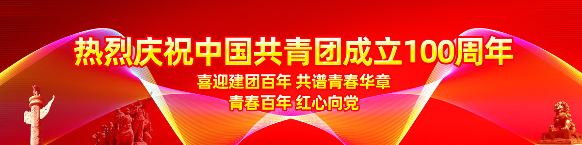 建团100周年宣传展板