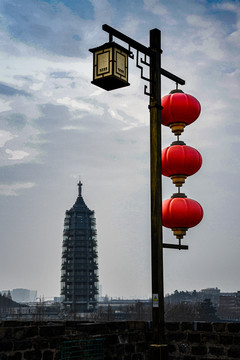 南京中华门红灯笼