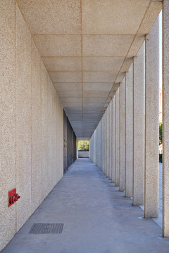 现代建筑长廊