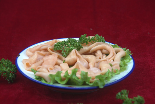 鸭肠火锅涮菜菜品