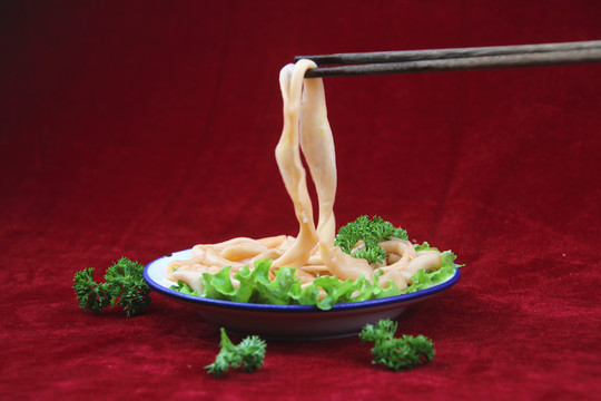 鸭肠火锅涮菜菜品
