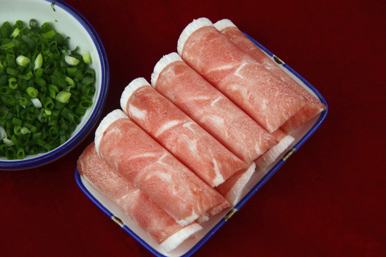 羊肉片火锅涮菜涮羊肉菜品