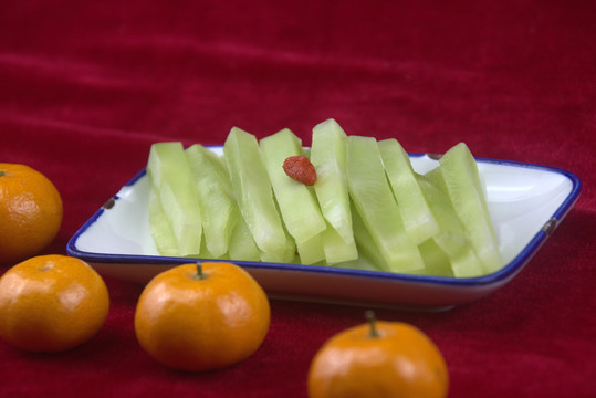 莴笋条火锅涮菜食材