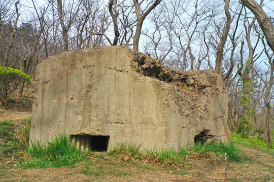 青岛烟墩山碉堡