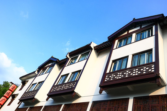 夫子庙古建筑马头墙徽派建筑