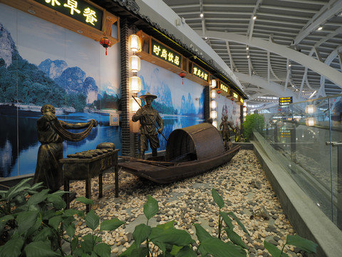 桂林机场内景