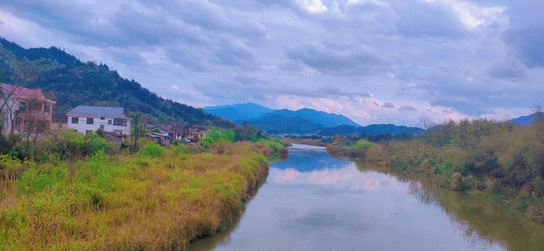 炎陵县水口镇风景