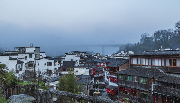 江西婺源李坑风景区风光