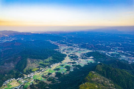 江西上饶横峰岑山航拍风光