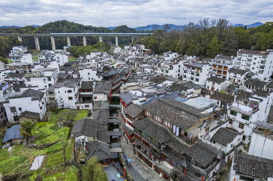 江西婺源李坑风景区风光