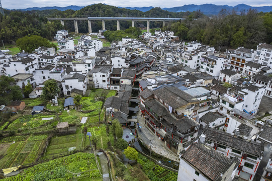 江西婺源李坑风景区风光