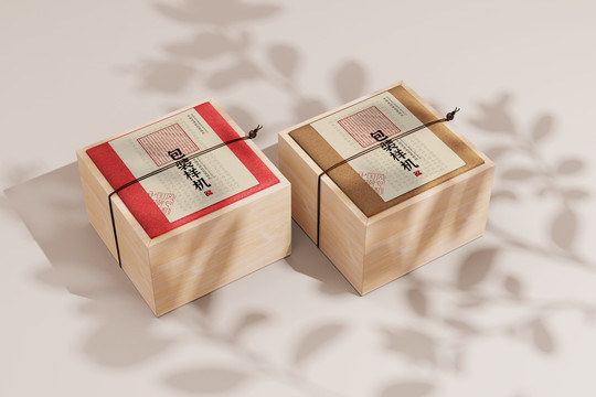 木纹礼盒