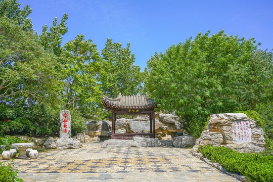 中式古典园林中式凉亭古典凉亭