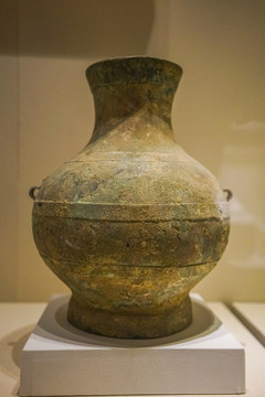 汉代文物青铜壶古代青铜器