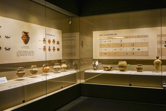 新石器时代陶器历史文物展厅