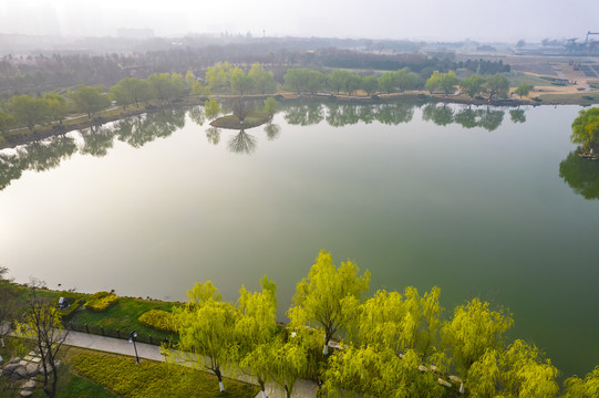 大明宫春景