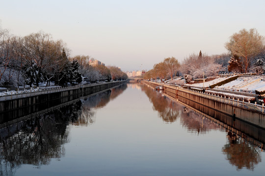 北京城市风光凉水河