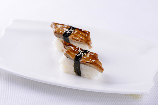 鳗汁三文鱼皮寿司
