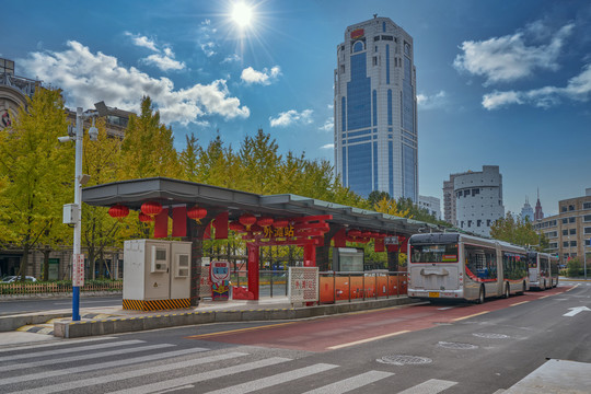 上海公交站