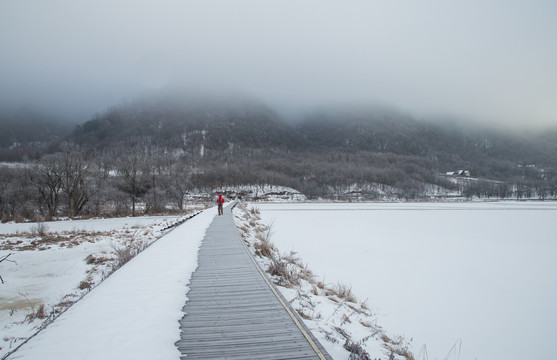 大九湖雪景