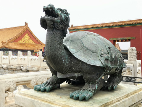 北京故宫铜龟