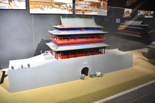 北京城墙模型