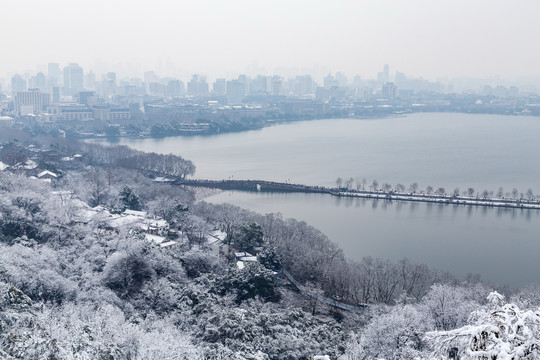 杭州西湖雪霁