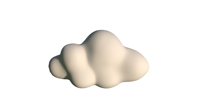 卡通白云设计图片面粉团云朵
