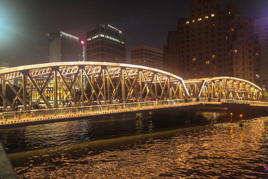 上海外白渡桥夜景