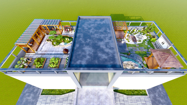 办公室屋顶花园景观设计