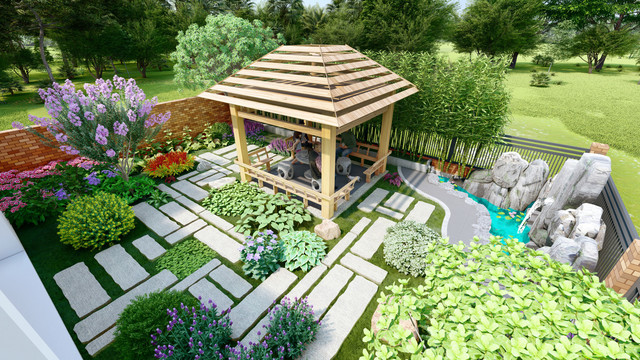 小型现代庭院景观设计方案