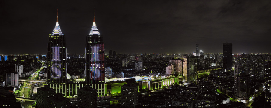 环球港夜景航拍