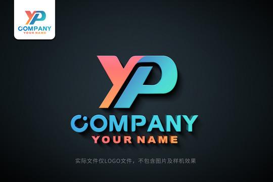 字母YP标志PY