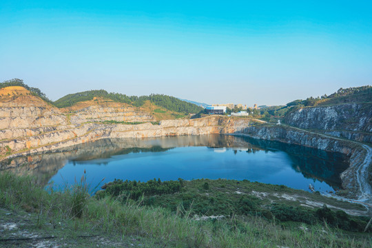 天池湖景