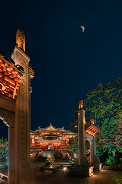 南京金陵小镇夜景