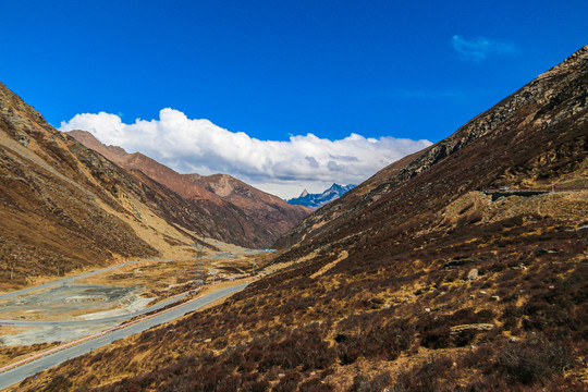 四姑娘山秋景