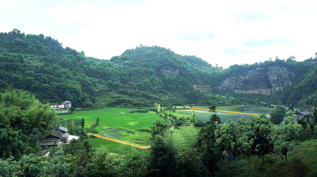 山中风景