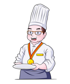 金牌厨师卡通
