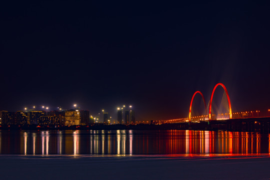杭州之江大桥夜景宣传片